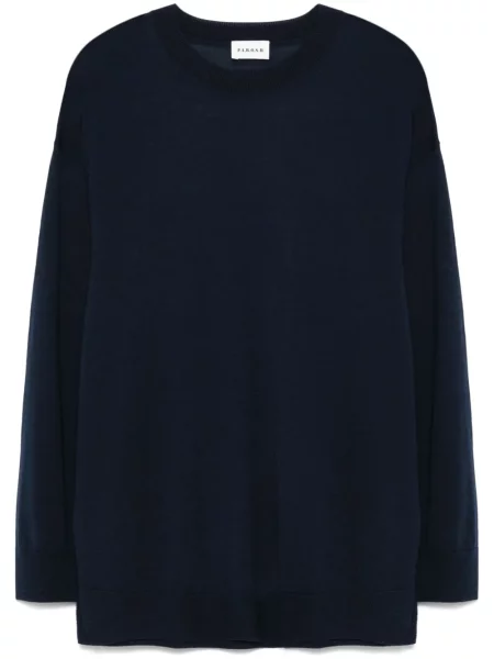 Pulover P.a.r.o.s.h. cu decolteu rotund albastru