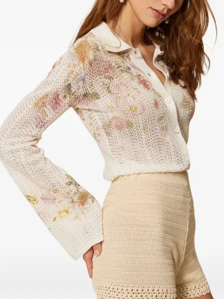 Cămașă Twinset cu model floral tricotate