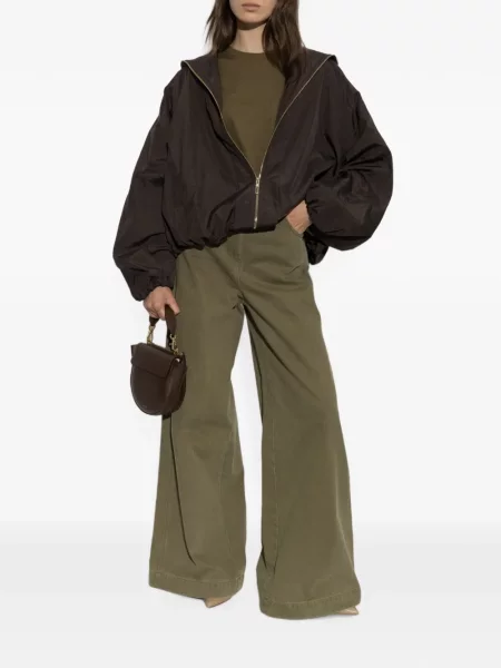 Tricou Max Mara cu broderie verde
