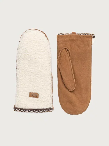 UGG mănuși fără degete pentru femei alb