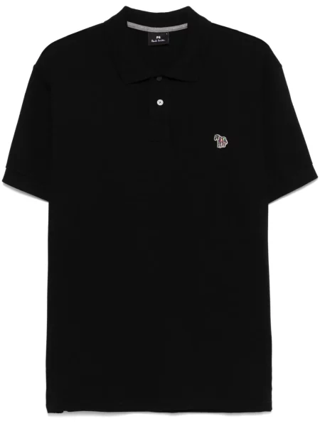 Polo Ps Paul Smith cu model zebră negru