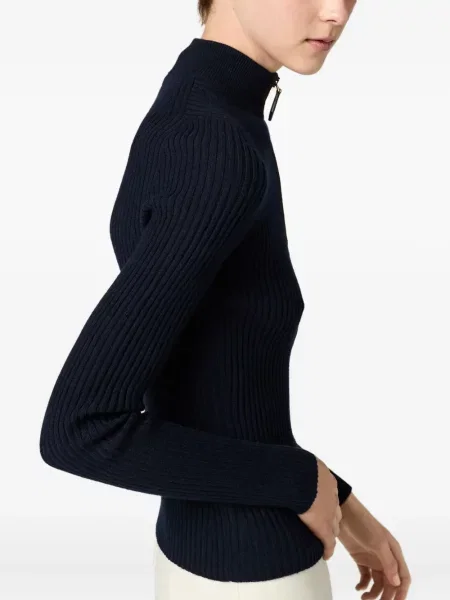 Cardigan Miu Miu din piele albastru