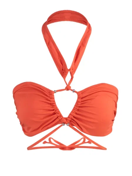 Top Trendyol fără bretele portocaliu