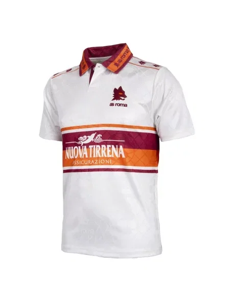 AS Roma 95 Wyjazdowa Koszulka Piłkarska Retro – COPA Football biała