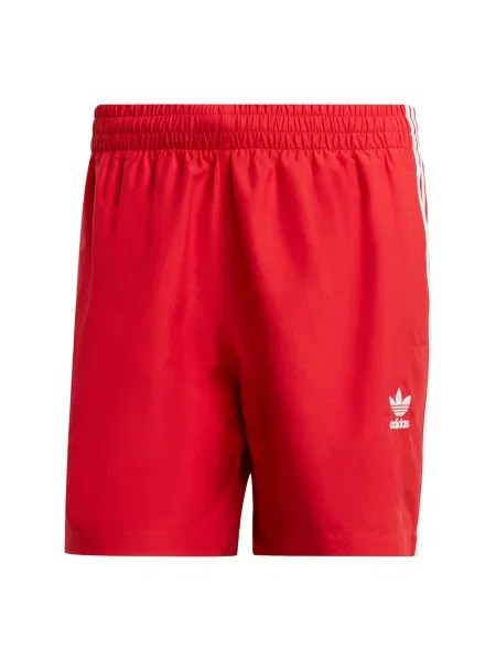 Plavkové šortky adidas Originals červená