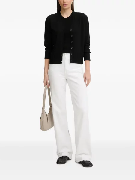 Cardigan Sisley cu decolteu în V negru
