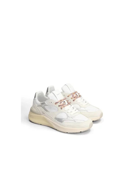 Sneakersy D.a.t.e. skórzane białe