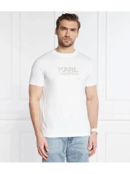 Karl Lagerfeld Tricou alb