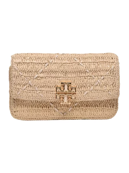 Torebka Tory Burch skórzana beżowa