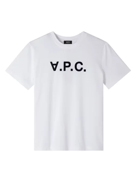A.P.C. t-shirt t-shirt standard grand vpc GOTS biała