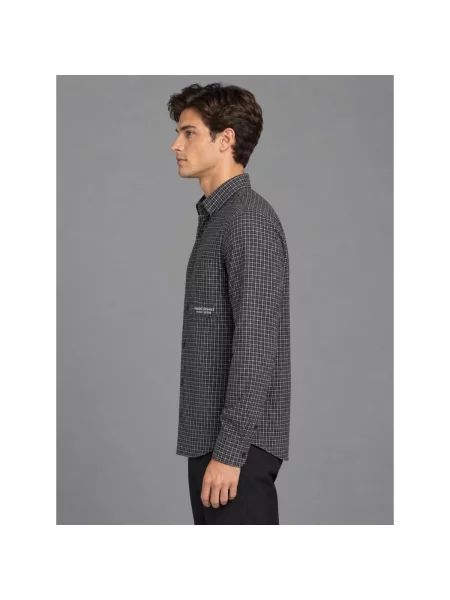 Košeľa Armani Exchange sivá
