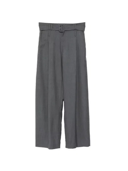Cu centură pantaloni Less gri
