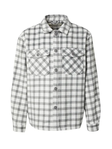 DAN FOX APPAREL Geacă de primăvară-toamnă Benjamin gri alb