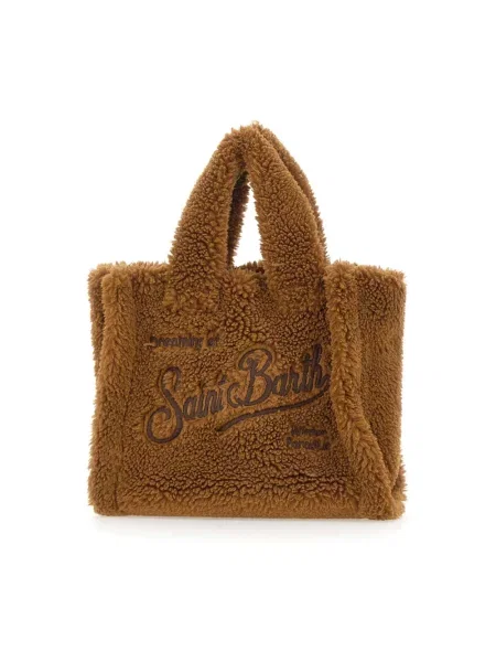 Torebka Mc2 Saint Barth typu teddy brązowa