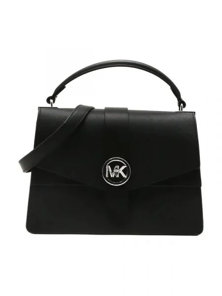 Michael Kors Bőr bőrönd GREENWICH fekete