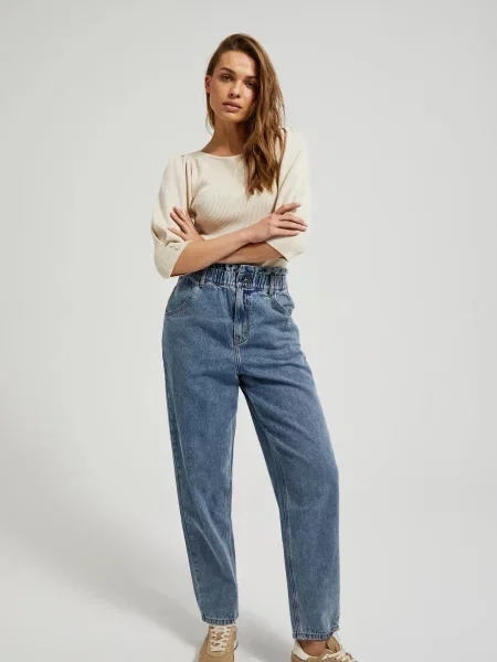 Blugi Moodo albastru