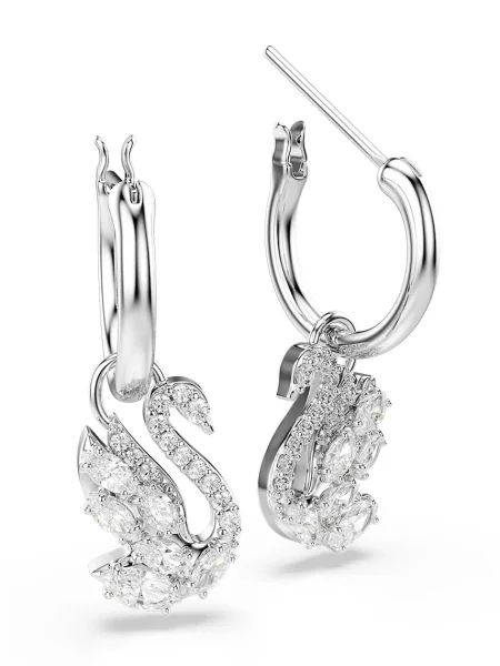 Swarovski női fém fülbevaló köbös cirkóniummal fehér