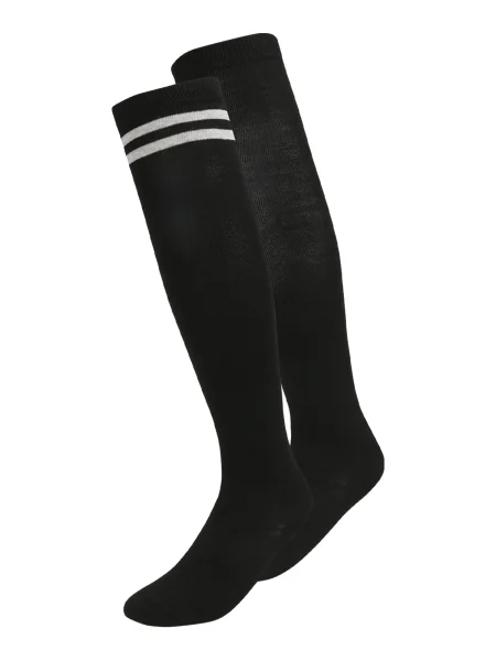 Urban Classics Ciorapi peste genunchi / gri negru