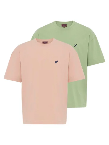 Williot Tričko / růžová zelená