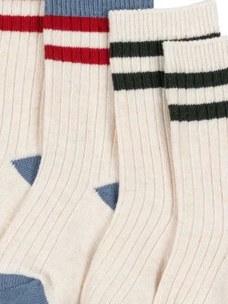 Konges Sløjd ponožky RIB SOCKS béžové