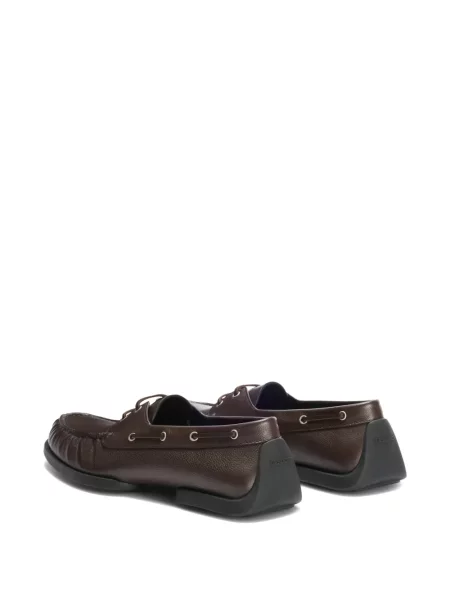 Pantofi loafer Jil Sander din piele maro