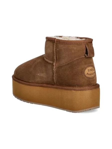 EMU Australia Śniegowce Stinger Micro Flatform Beżowy brązowe