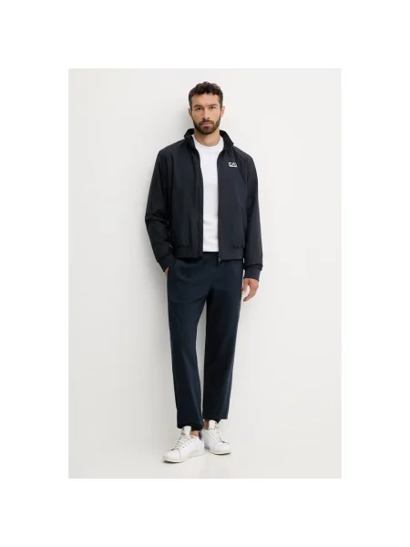 Emporio Armani spodnie dresowe niebieskie