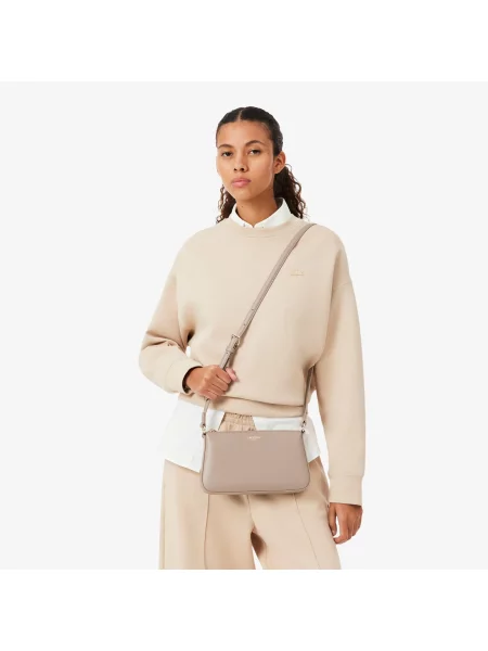 Lacoste сумка через плече бежева