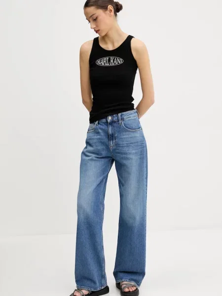 Rifle Tommy Jeans modrá