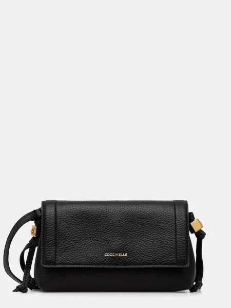 Geanta crossbody Coccinelle din piele negru