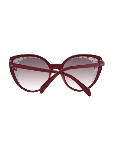 Okulary przeciwsłoneczne Emilio Pucci czerwone