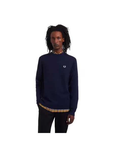 Bluza Fred Perry niebieska
