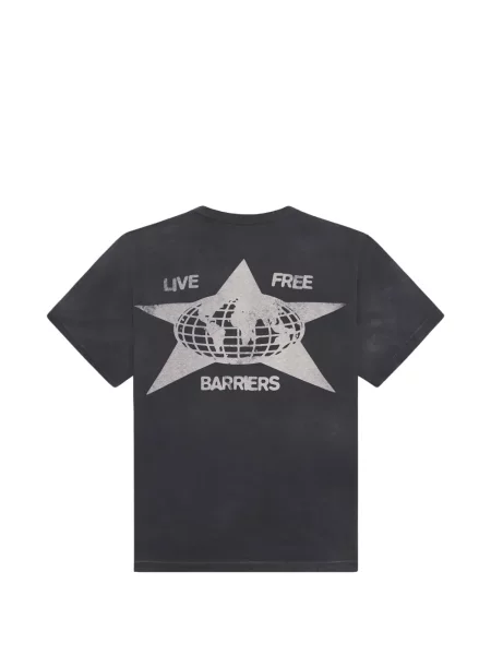 Tricou Barriers cu imagine negru