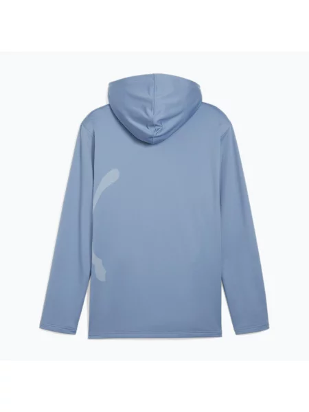 Bluza PUMA Train All Day Big Cat Hoodie niebieska