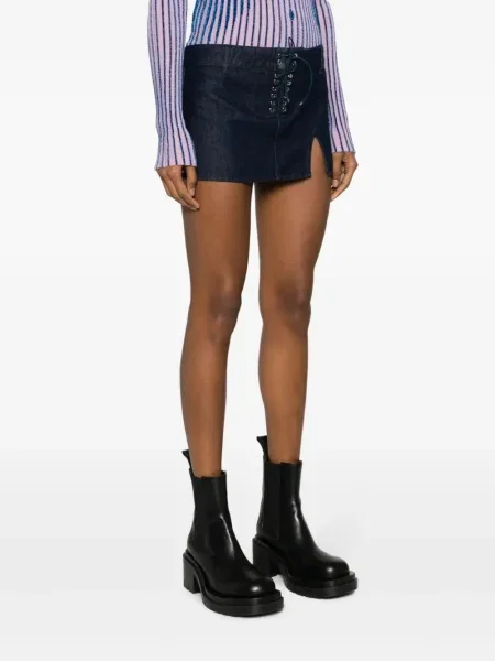 Koszula Ludovic De Saint Sernin z rozcieciem niebieska