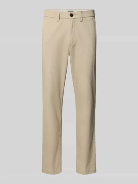 Chinosy o kroju straight fit z z tyłu model ‘Stollie’ Jack & Jones
