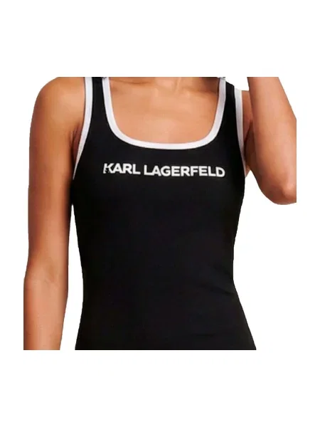 Karl Lagerfeld Jeans Rochie Essential negru