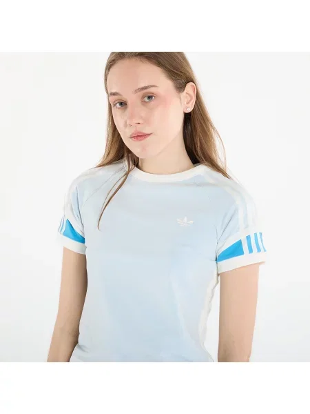 Тениска adidas Layered Calitee Off White/ Apskru L бяло