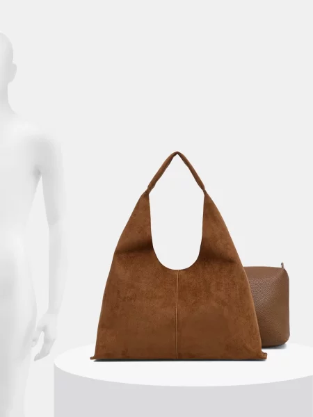 Замшевая сумка шоппер Answear.lab