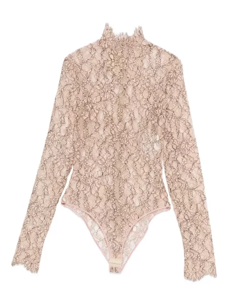 Body Valentino Garavani cu model floral din dantelă