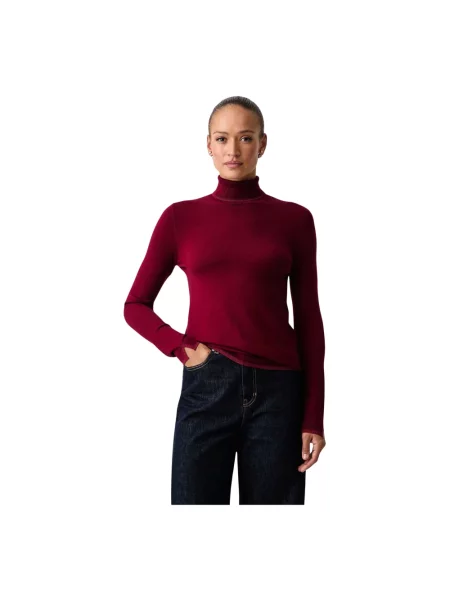 Liu Jo Collection bluzka z golfem Kobiety S czerwony