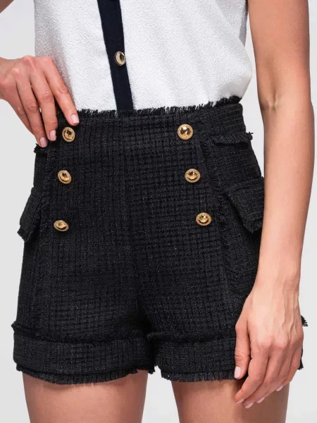 Pantaloni scurți Edoti cu talie înaltă