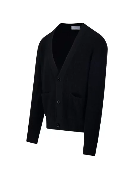Cardigan Lardini cu decolteu în V negru
