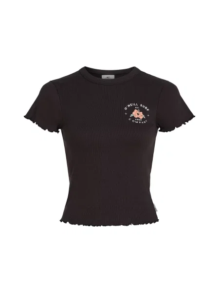 O'NEILL Tricou verde pastel / portocaliu caisă / negru alb