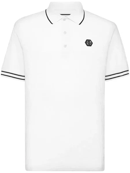 Polo Philipp Plein din jacard alb