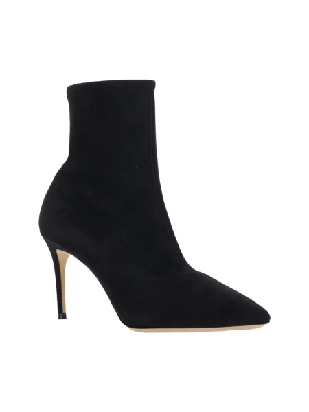 Buty do kostki Casadei skórzane czarne