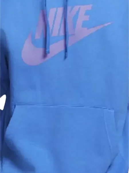 Флийс бягане тениска с графичен дизайн Nike с принт черно