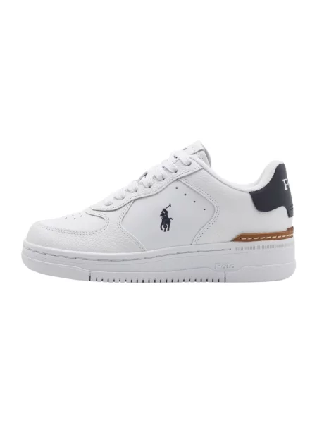 Sneakersy Ralph Lauren skórzane białe