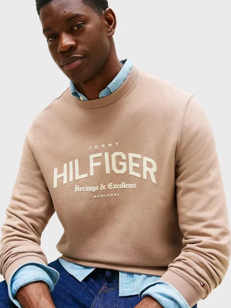 Світшот Tommy Hilfiger бежевий