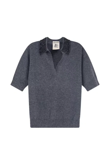 Pulover Semicouture tricotate gri